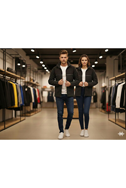 Asteks UNİSEX SOFTSHELL POLAR TAM FERMUARLI KIŞLIK CEKET