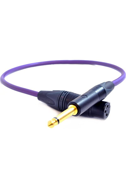 Melodika Cablu Jack 6.3mm - XLR 6m violet