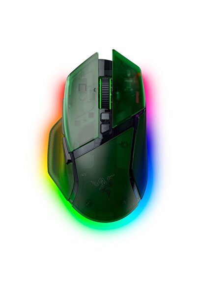 RAZER Mouse de gaming wireless Basiliks V3 Pro, 35K, 35000 dpi, ediție Phanto...