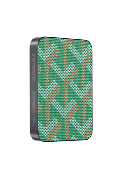 KeepHone Brendy Kevlar Fiber Desenli Tasarım 10.000 Mah Kablosuz Şarj Magsafe...