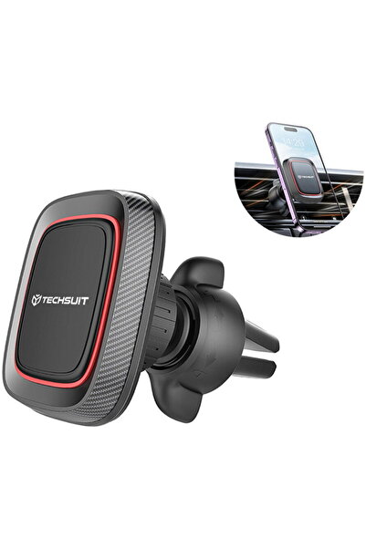 Techsuit Suport Auto Magnetic pentru Grila de Ventilatie cu Placute Metalice ...