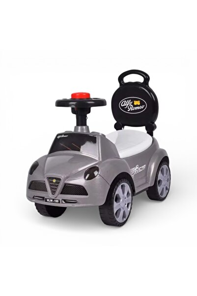 COMPLEX سيارة ركوب للأطفال مزودة بعجلة قيادة ومسند ظهر