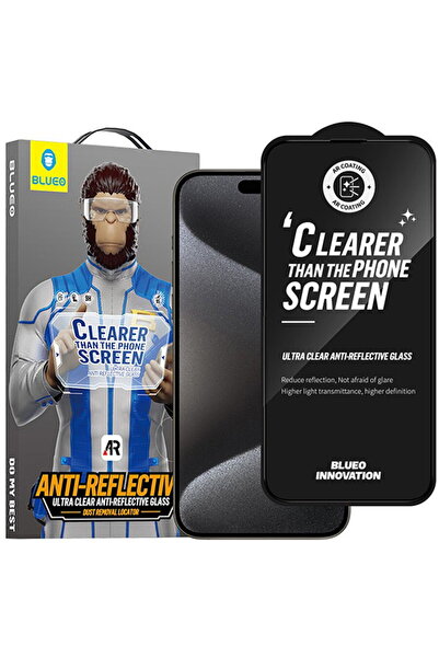 BLUEO Screen Protector for iPhone 15 Plus / iPhone 16 Plus - Anti-Reflective ...