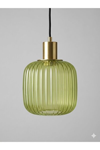 Luzmar Aydınlatma ARYA Serisi Bal Renkli Tombul Tekli Sarkıt