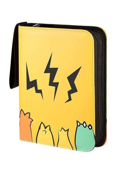 Arabest Card Binder 4-Pocket with 50 Removable Sleeves-Can Hold 400 Cards, 3-...