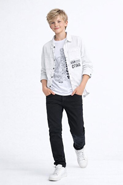 BABALİ Set de cămașă sezonieră din 3 piese pentru băieți – Combinație casual ...