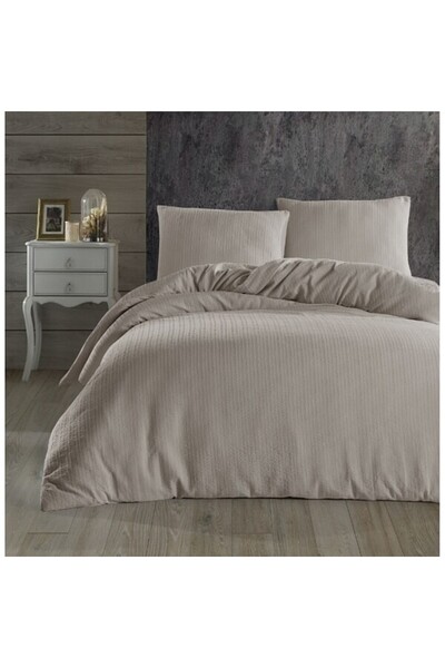 KREPP Krep Jacq Bedding Set, 2 Persons, 100% Cotton, 200 x 220 cm, 4 Pieces