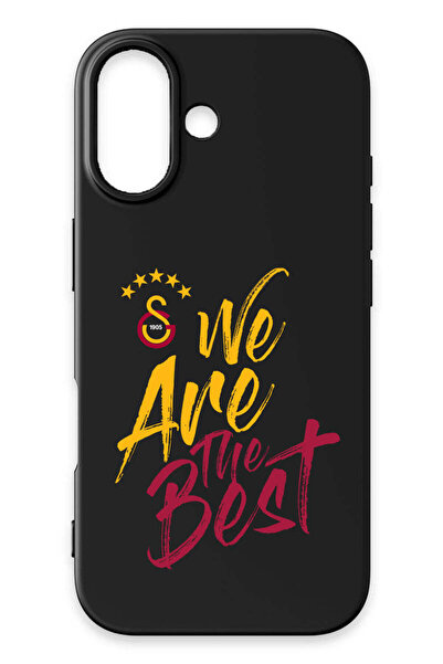 Galatasaray iPhone 17 Uyumlu We Are The Best Siyah Silikon Lisanslı Telefon K...