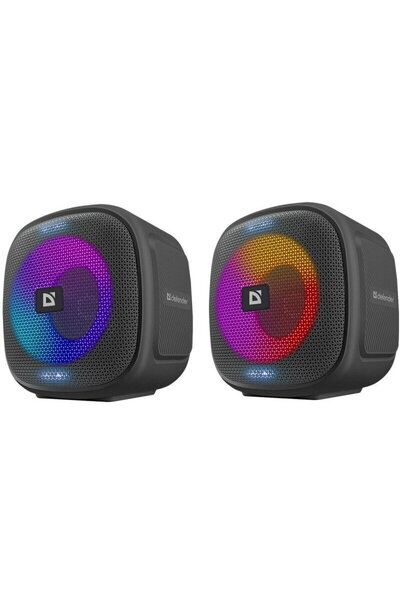 Defender Boxă portabilă Q4, Bluetooth 5.4, 10W, LED, Negru