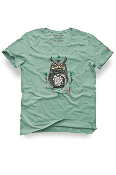 Tarrzzcom Unisex Design Tshirt Owl and Time Design T-Shirt