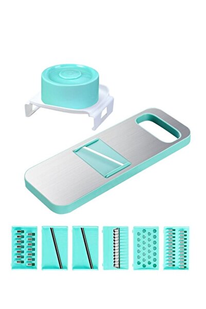 Arabest 6 in 1 Multifunctional Vegetable Chopper with 6 Blades, Potatoes, Car...