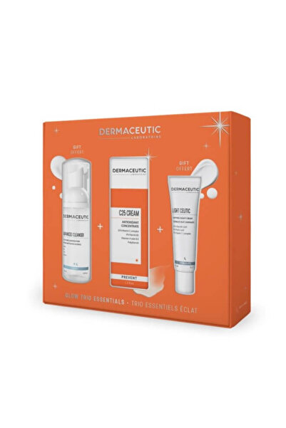 Dermaceutic GLOW TRIO ESSENTIALS ( C25 CREAM ,ADV CLEANSER,LIGHT CEUTIC ) OFF...
