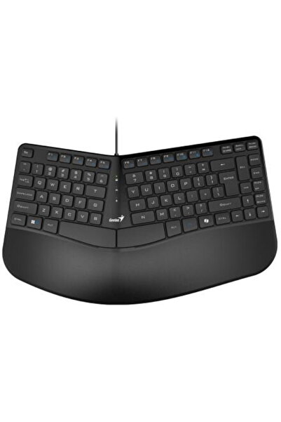 GENIUS Ergo KB-700, Cu fir, Layout US, Negru