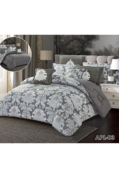 alzawia مفرش أبل 8 قطعه جاكار ملكي فخم وراقي