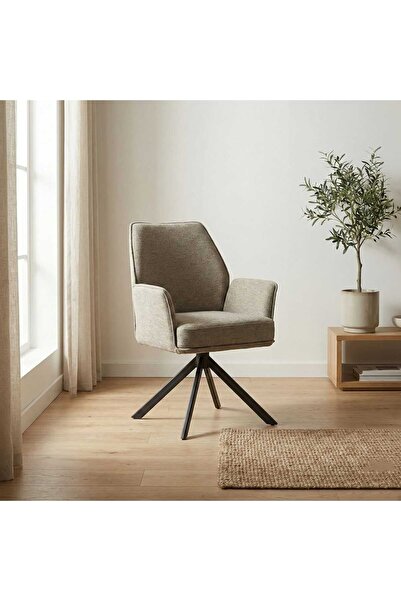 Arnohome Modern velvet stool with a contemporary design and branching legs in...