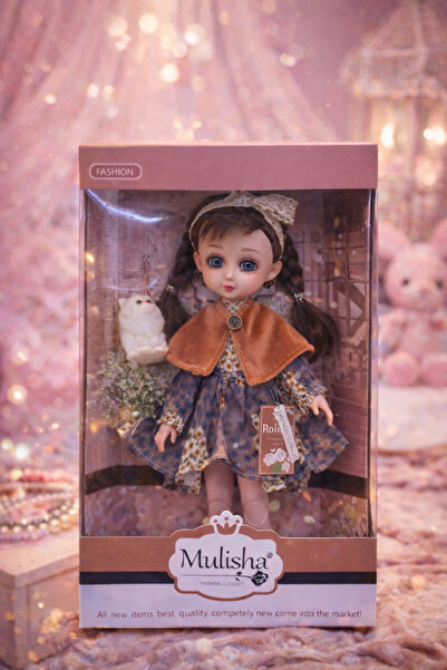 Cici Oyuncak Koleksiyonluk Vintage Tarz Kız Oyuncak Bebek Şık Elbiseli Özel K...