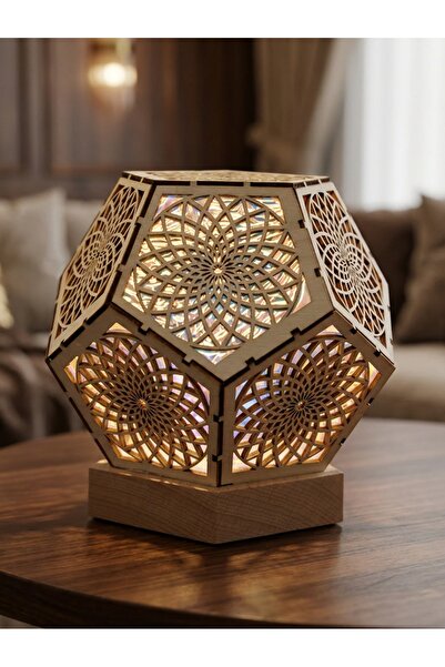 Nisf Alqamar مصباح طاولة (ابجورة) مودرن - مثالي لغرفة النوم والمكتب -