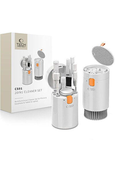 Tech-Protect CS01 CLEANER SET 20IN1 FOR PHONE & EARPHONE & TABLET & LAPTOP WHITE