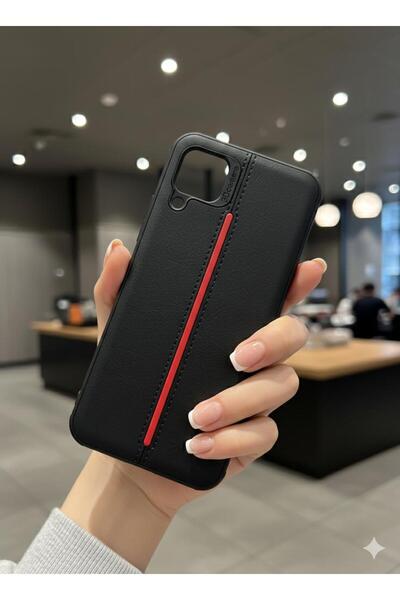 TECNOTREND Huawei P40 Lite Uyumlu Kılıf Deri Görünümlü Silikon Kapak