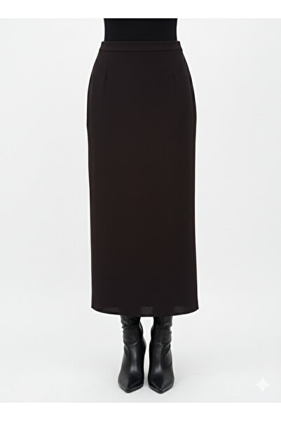 Kemal Aydın Büyük Beden Kalem Etek 003