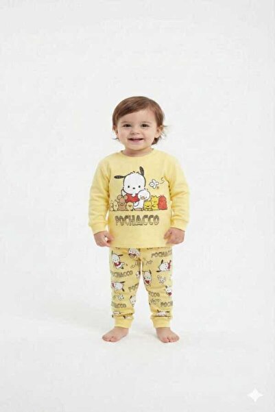 Sarı POCHACCO 1-3 Yaş Çocuk Alt Üst TakıM