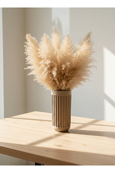 ALPİ HOME Antik Krem Sütun Vazo