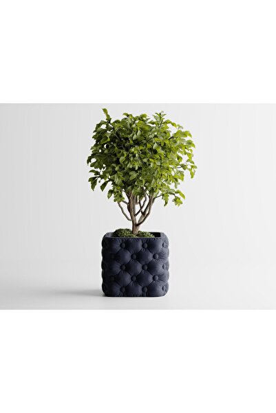 Sani Vază „Chesterra BIG” 136 x136 x H118mm - Albastru închis mat