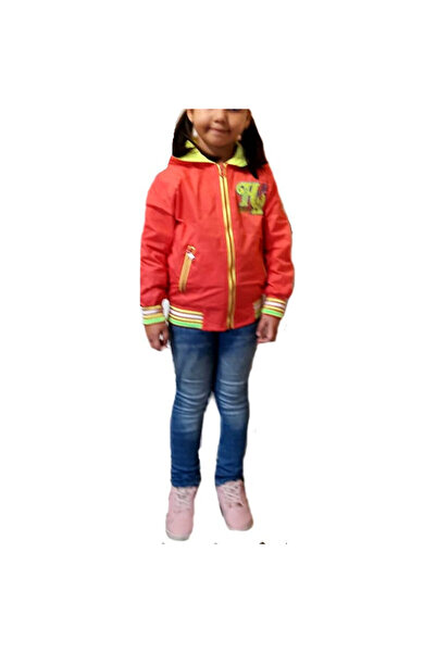 OEM Reversible jacket for children G007C coral color size 98-104 CM