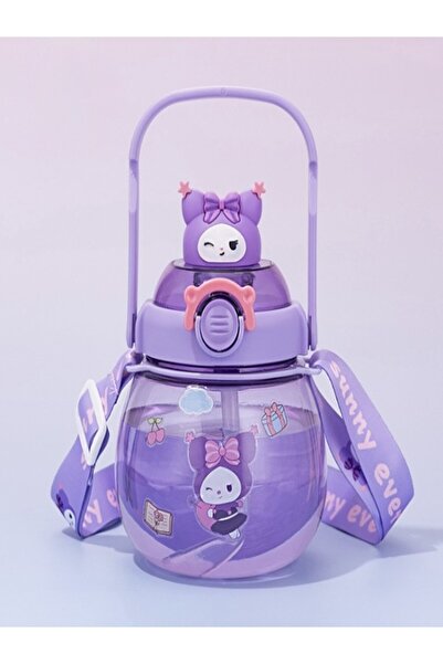 Generic زجاجة مياه سانريو بوتبيلي 500 مل بتصميم كرتوني خالٍ من مادة BPA، زجاج...