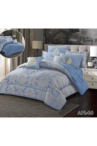 alzawia مفرش أبل 8 قطعه جاكار ملكي فخم وراقي