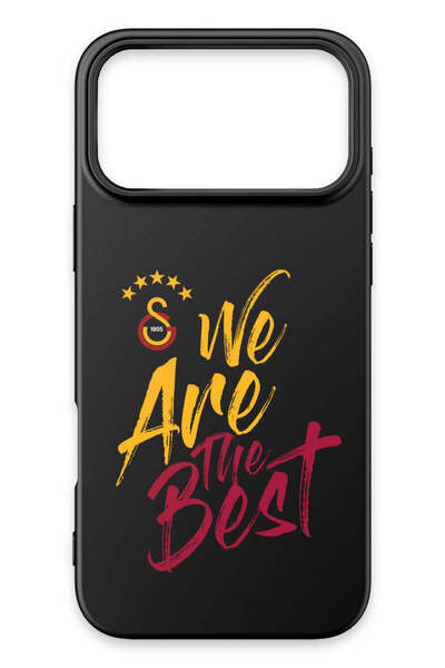 Galatasaray iPhone 17 Pro Uyumlu We Are The Best Siyah Silikon Lisanslı Telef...
