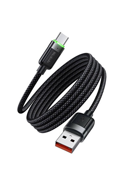 Mcdodo Cablu de date magnetic auto-înfășurat CA-5650 USB-A la USB-C 6A, 1,2 m