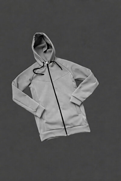 ByFourMan Unprinted Scuba a Quality Black Gray Jacket