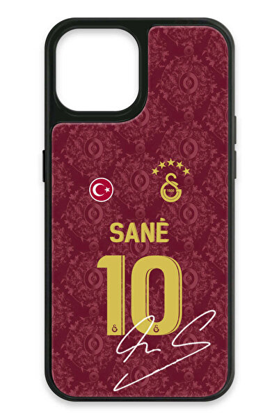 Galatasaray iPhone 14 Uyumlu Leroy Sane 3. Forma İmzalı Cam Lisanslı Telefon ...