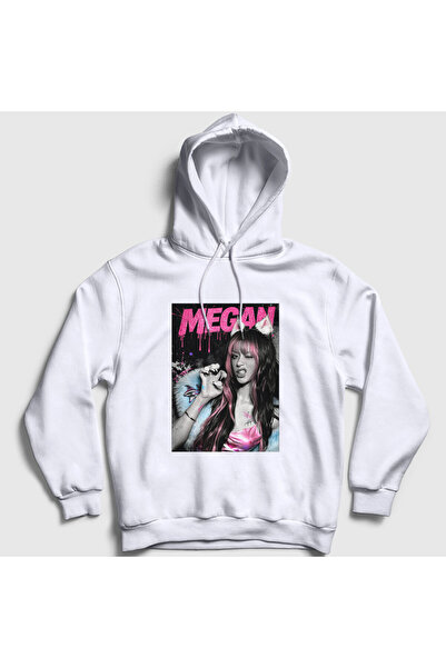 Presmono سويت شيرت بقلنسوة للجنسين باللون الأبيض من Cat Claw Megan Katseye 59...