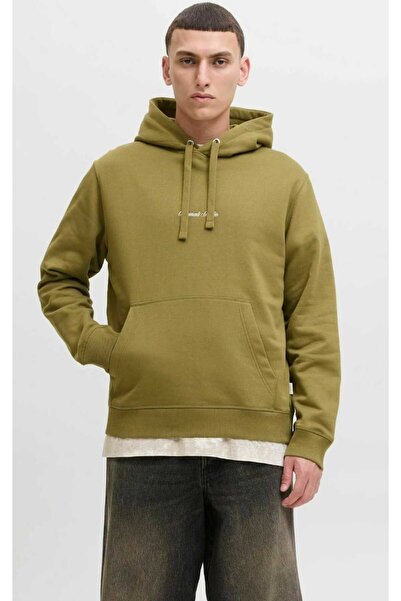 Jack & Jones Olive Hoodie
