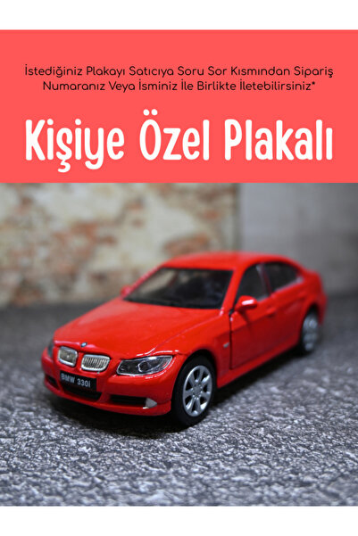 bebeym Bmw 330i Metal Araba 1:36 Kırmızı