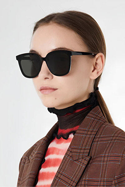 MACERATİ Nia Women's Black Ultra Light Oval Uv400 Sunglasses