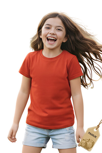 Difa Παιδικό μπλουζάκι με λουλούδι ρόδινου δαμάσκηνου - Unisex βαμβακερό κοντ...