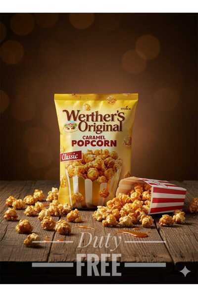 hijazigroup Werther's Original Classic Caramel Popcorn 140 GR