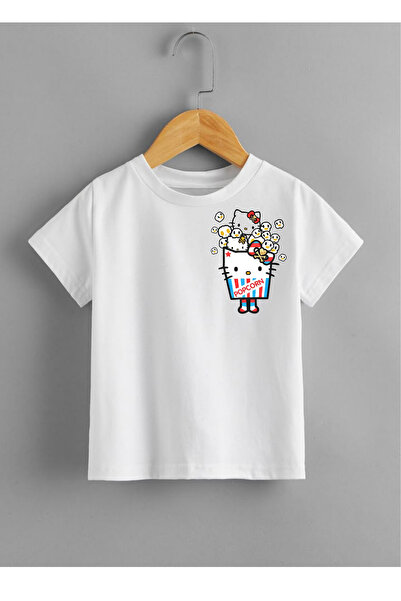 Tubinyoo تي شيرت مطبوع عليه Hello Kitty للأطفال