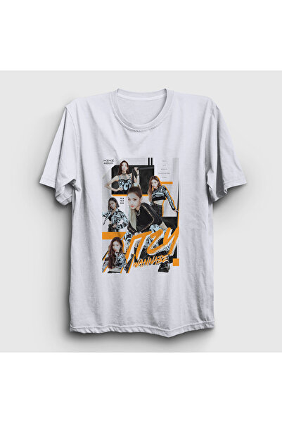 Presmono Unisex White Wannabe Yeji Lia Yuna Itzy T-Shirt 599958Tt