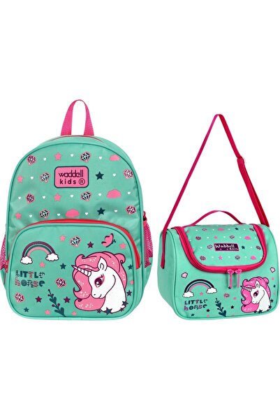 GENC DIJITAL BASKI Little Horse Patterned Licensed Combination Kindergarten D...