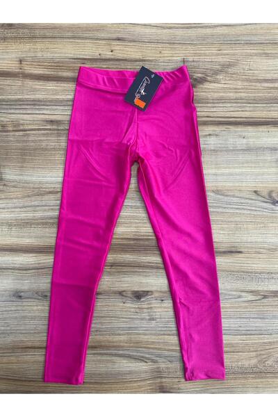 Carmen Bale çocuk tayt fuşya pembe