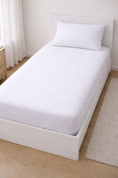 VELLON HOME Single Bed Fitted Sheet Set with Elastic Band 120 X 200 + 30