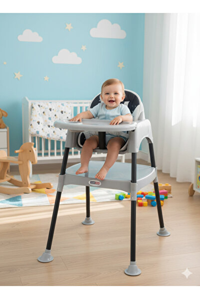 Tommybaby 3in1 Çalışma Masası, Mama Sandalyesi, Masa, Sandalye