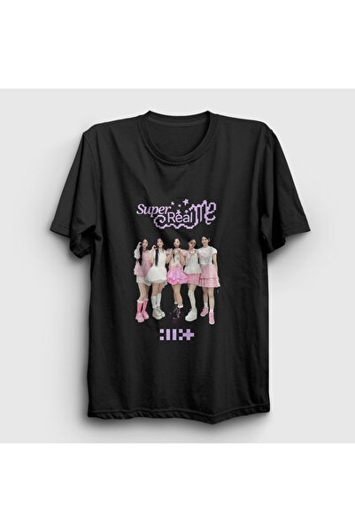 Presmono تي شيرت أسود للجنسين من Super Real Me illit Illit 599641tt