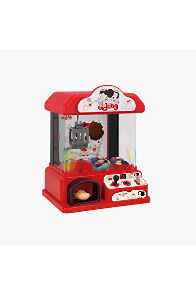 Hibobi Premium Electric Mini Claw Machine Toy, Coin-Operated Doll & Candy Gra...