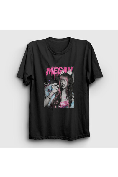 Presmono تي شيرت أسود للجنسين من نوع Cat Claw Megan Katseye 596468tt