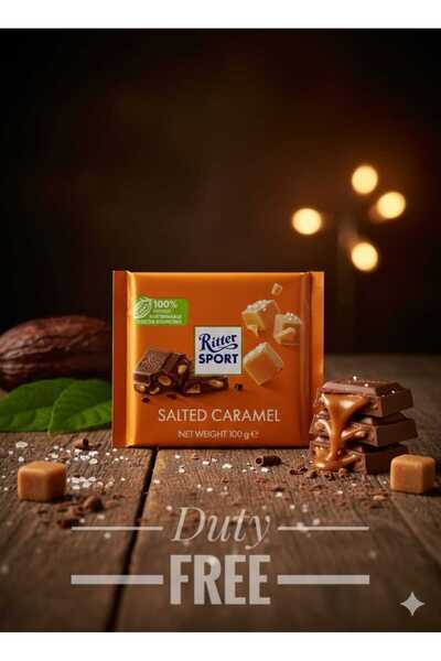 hijazigroup Ritter Sport Salted Caramel chocolate bar 100GR